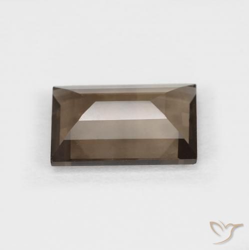 1.43克拉天然烟晶，狭长方形，VVS