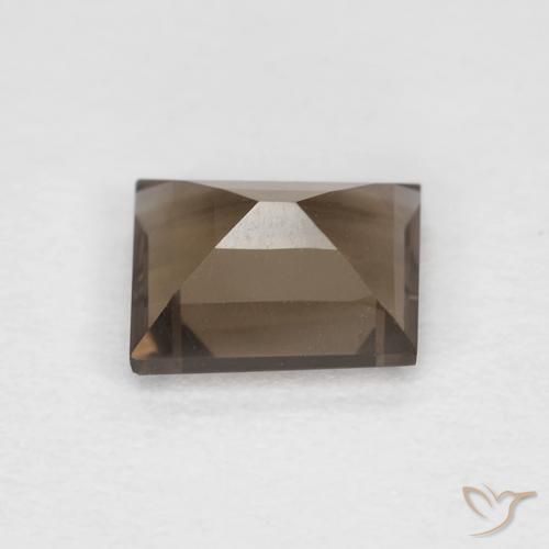 0.87克拉天然烟晶，正方形，VVS