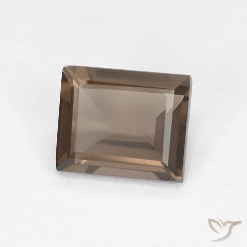 0.82克拉天然烟晶，狭长方形，VVS