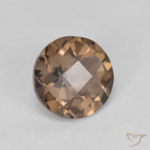 1.19克拉天然烟晶，圆形的，VVS