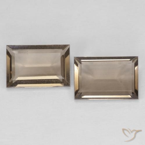 2.82克拉天然烟晶，狭长方形，VVS