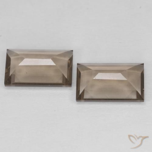2.82克拉天然烟晶，狭长方形，VVS