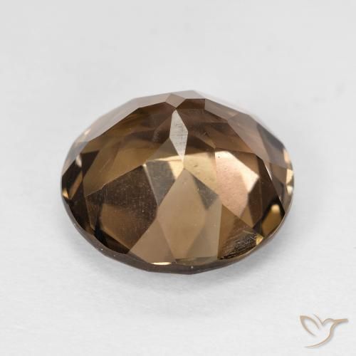 5.58克拉天然烟晶，圆形的，VVS-VS