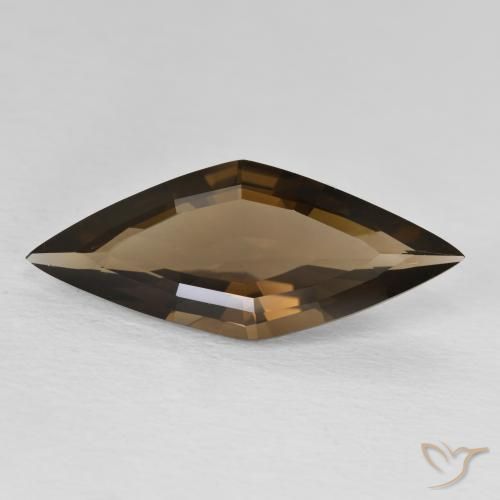 4.75克拉天然烟晶，花式切割，VVS
