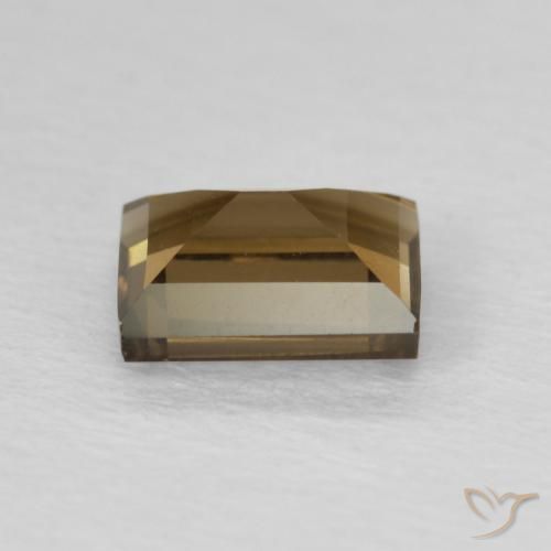 0.85克拉天然烟晶，狭长方形，VVS