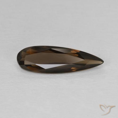 1.75克拉天然烟晶，梨形，VVS