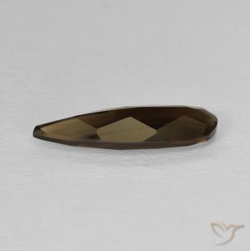 1.75克拉天然烟晶，梨形，VVS