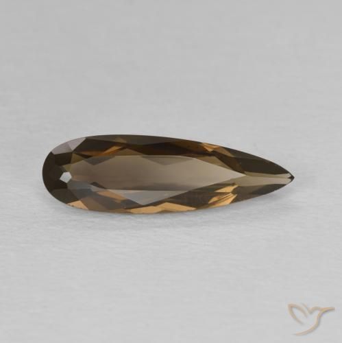 1.67克拉天然烟晶，梨形，VVS