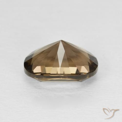 2.58克拉天然烟晶，椭圆形，VVS-VS