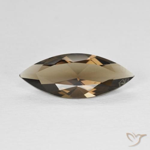 2.93克拉天然烟晶，榄尖形，VVS
