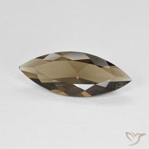 2.93克拉天然烟晶，榄尖形，VVS