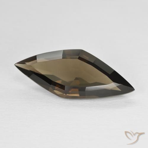 4.99克拉天然烟晶，花式切割，VVS