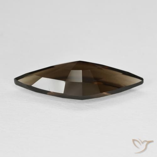 4.99克拉天然烟晶，花式切割，VVS