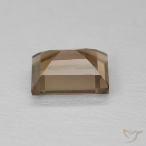 0.89克拉天然烟晶，狭长方形，VVS