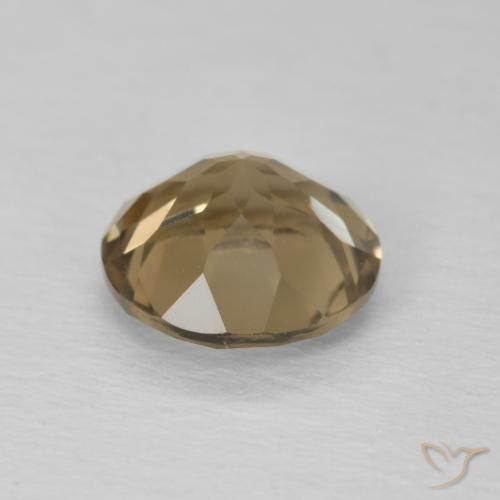 1.06克拉天然烟晶，圆形的，VVS