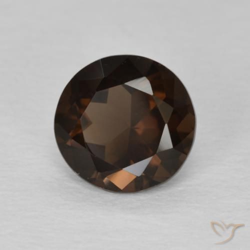 1.09克拉天然烟晶，圆形的，VVS
