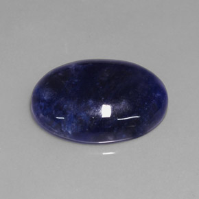 11.35克拉天然方钠石，椭圆形切割，20.2×15毫米，不透明