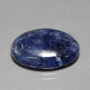 10.96克拉天然方钠石，椭圆形切割，20.2×15.2毫米，不透明