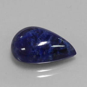 5.58克拉天然方钠石，梨形，16.3×10.9毫米，不透明
