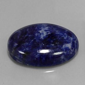 44.71克拉天然方钠石，椭圆形切割，31.7×24.1毫米，不透明