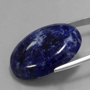 44.71克拉天然方钠石，椭圆形切割，31.7×24.1毫米，不透明