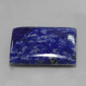 30.07克拉天然方钠石，长方形切工，27×18.2毫米，不透明