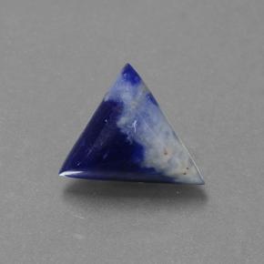 1.65克拉天然方钠石，三角形，9.9×9.8毫米，不透明