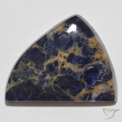 40.32ct 天然 深海军蓝 方钠石, 花式切割, 不透明