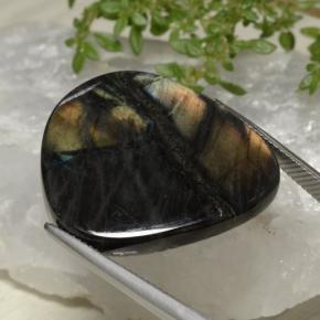 24.99克拉天然光谱石，异形，不透明