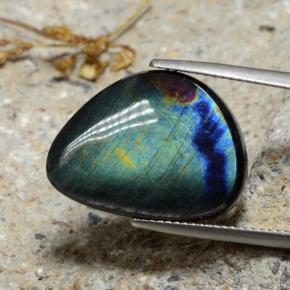 9.82克拉天然光谱石，异形，不透明