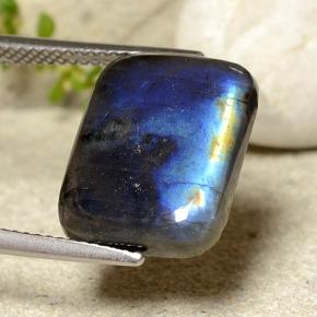 6.99克拉天然光谱石，垫形剪裁，不透明