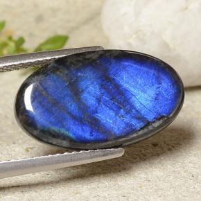 5.19克拉天然光谱石，椭圆形切割，不透明