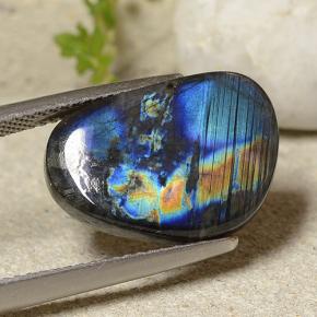 6.97克拉天然光谱石，异形，不透明