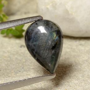 1.52克拉天然光谱石，梨形，不透明