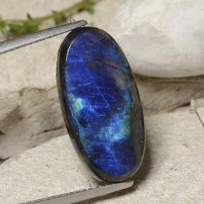 5.96克拉天然光谱石，椭圆形切割，不透明