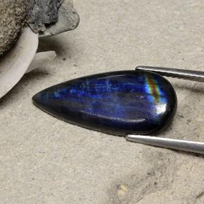 5.40克拉天然光谱石，梨形，不透明