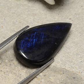 6.53克拉天然光谱石，梨形，不透明