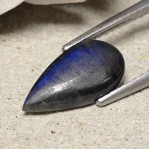 1.74克拉天然光谱石，梨形，不透明