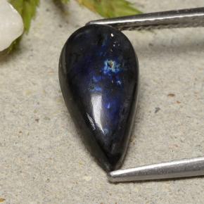 2.30克拉天然光谱石，梨形，不透明