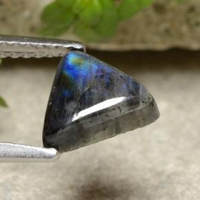 1.29克拉天然光谱石，胖三角形，不透明