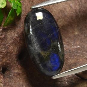 5.07克拉天然光谱石，椭圆形切割，不透明