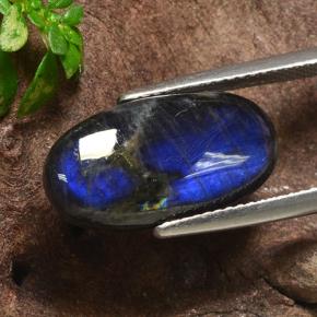 5.07克拉天然光谱石，椭圆形切割，不透明