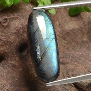 4.18克拉天然光谱石，椭圆形切割，不透明