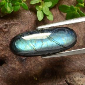 4.18克拉天然光谱石，椭圆形切割，不透明