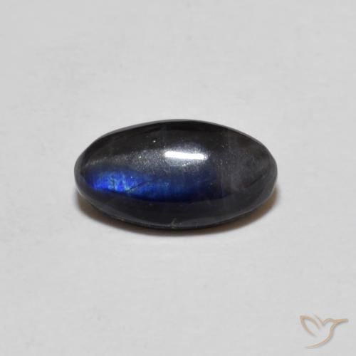 0.77克拉天然光谱石，椭圆形切割，不透明