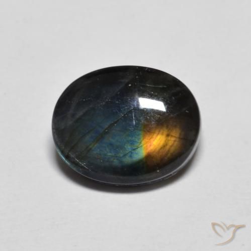 2.23ct 天然 彩色 光谱仪, 椭圆形, 不透明