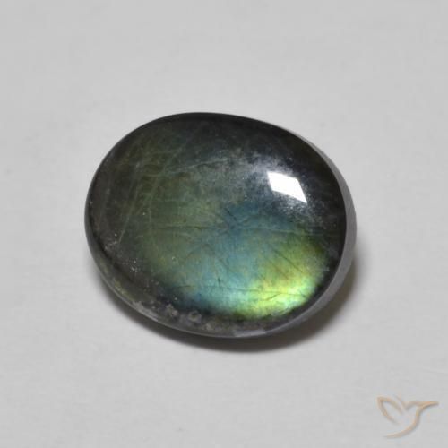 2.12ct 天然 彩色 光谱仪, 椭圆形, 不透明