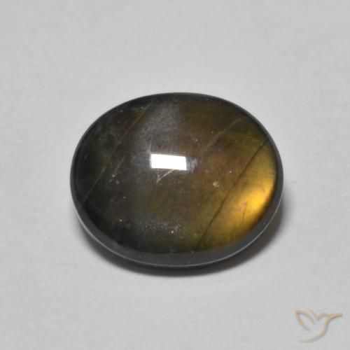 2.21ct 天然 彩色 光谱仪, 椭圆形, 不透明