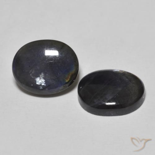 4.24克拉天然光谱石，椭圆形，不透明