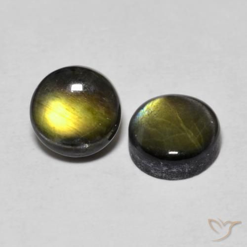 1.93克拉天然光谱石，圆形的，不透明